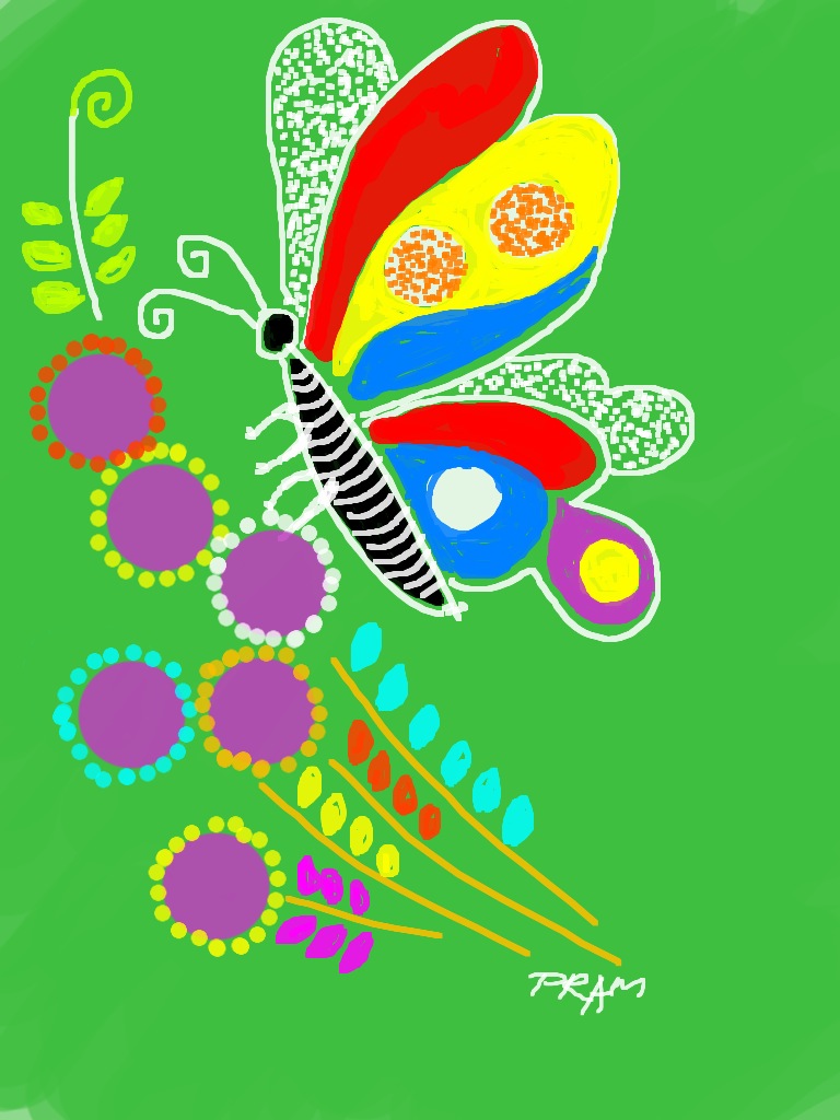 051. Kupu-kupu Yang Cantik Manis  Drawing For My 